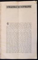 1896 Győrvármegye Törvényhatósági Bizottságának Pannonhalmán az Országos Ezredéves Emlékmű alapkövén...