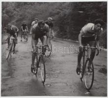 cca 1915-1970 Kerékpáros fotók tétele (az első kerékpárom, hegyi kerékpárverseny, tandem kerékpárver...
