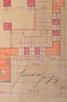 cca 1940 Szalkay Jenő (1890-1961) - László György (1896-2004): Rákospalotai evangelikus nagytemplom ...