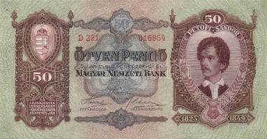 1932. 50P (10x) egymásutáni sorszámmal T:I