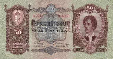 1932. 50P (10x) egymásutáni sorszámmal T:I