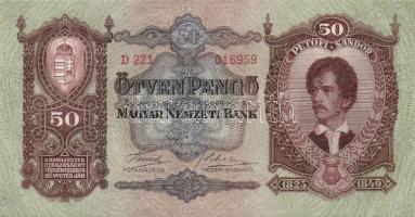 1932. 50P (10x) egymásutáni sorszámmal T:I