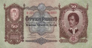 1932. 50P (10x) egymásutáni sorszámmal T:I