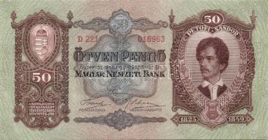 1932. 50P (10x) egymásutáni sorszámmal T:I