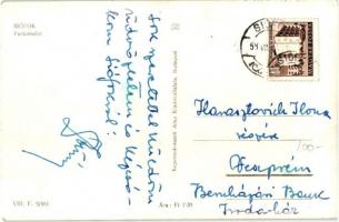 Siófok - 5 db MODERN városképes lap / 5 MODERN town-view postcards