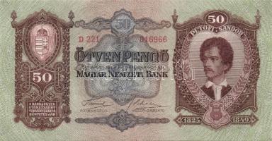 1932. 50P (10x) egymásutáni sorszámmal T:I
