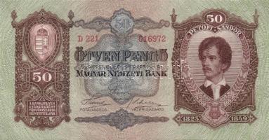1932. 50P (10x) egymásutáni sorszámmal T:I