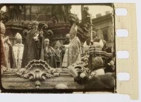 1916 IV. Károly koronázásán készült 8 db korabeli kisméretű fotónegatív, rajta az uralkodó, felesége...