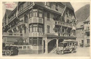 Landeck i. Tirol, Hotel Post with autobuses
