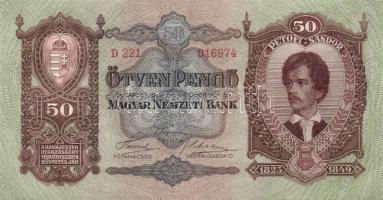 1932. 50P (10x) egymásutáni sorszámmal T:I