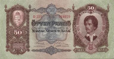 1932. 50P (10x) egymásutáni sorszámmal T:I
