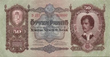 1932. 50P (10x) egymásutáni sorszámmal T:I