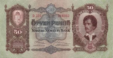 1932. 50P (10x) egymásutáni sorszámmal T:I