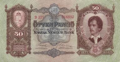 1932. 50P (10x) egymásutáni sorszámmal T:I