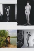 cca 1975 Minden örömök forrása, 44 db szolidan erotikus fénykép, vintage negatívokról készült mai nagyítások, 15x10 cm / 44 modern copies of erotic photos, 15x10 cm