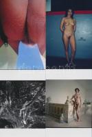 cca 1977 Egyszer volt, hol nem volt, 33 db szolidan erotikus fénykép, vintage negatívokról készült m...