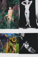 cca 1973 A gyönyörök kertjének legszebb virágszálai, 13 db szolidan erotikus fénykép, vintage negatívokról készült mai nagyítások, 10x15 cm / 13 modern copies of erotic photos, 15x10 cm