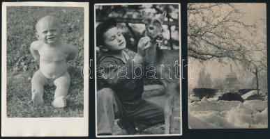 cca 1960 Tiszavölgyi József (1909-?) fotóriporter 33 db vintage fotója, többsége jelzett, egy része feliratozott, 9x12 cm és 9x14 cm