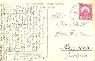 Vízi cserkész; kiadja a Magyar Cserkész Szövetség / sea boy scout, art postcard s: Márton L