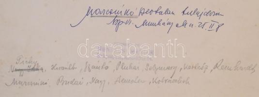 cca 1920 A Budapesti Egyetemi Atlétikai Club (BEAC) labdarúgóinak csoportképe, Munkácsi Márton (1896...