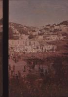 cca 1935 Színes (színezett) sztereó diapozitív felvételek, 5 db üveglemez, 9x12 cm