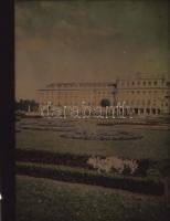 cca 1935 Színes (színezett) sztereó diapozitív felvételek, 5 db üveglemez, 9x12 cm