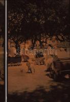 cca 1935 Színes (színezett) sztereó diapozitív felvételek, 5 db üveglemez, 9x12 cm