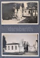 1915 Fotóalbum az I. világháborúból, 48 db fotóval, a keleti frontról, változatos, érdekes tartalomm...