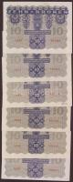Ausztria/Osztrák-Magyar Bank 1922. 10K (6x) T:I,I-