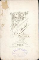 1891 Kőszeg, a régi Írott kő kilátó avatási ünnepsége a  Kőszegi Turista Egyesület részvételével / 1...