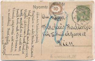 Nagyszeben, Hermannstadt, Sibiu; leporello 10 képpel, K.u.K. hadtestparancsnokság, gyalogsági laktan...