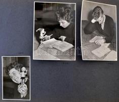 1960 Egyetemisták életéről készült fényképek két albumban, bulik, építőtáborok, kirándulások, tanköri képek, 275 db vintage beragasztott fotó, 8x10 cm