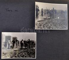 1960 Egyetemisták életéről készült fényképek két albumban, bulik, építőtáborok, kirándulások, tankör...