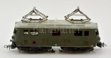 Játékmozdony modellvasút elektromos motorral, h: 18,5 cm