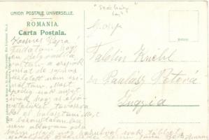 Széchenyi gőzüzemű oldalkerekes személyhajó Szörényvár kikötőjében / Hungarian passenger steamship i...