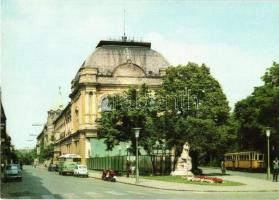 14 db MODERN főleg megíratlan villamos motívumlap; automobilok, autóbuszok / 14 MODERN mostly unused...