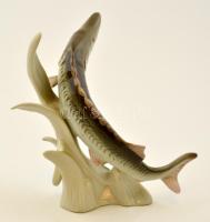 Royal Dux viza, kézzel festett, jelzett, hibátlan, m:17,5 cm