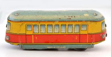 Régi fém összerakható játékvasút