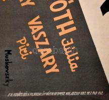 1942 Muskovszky László (1902-?): Dr. Kovács István, magyar film nagyméretű plakát, Páger Antal fősze...