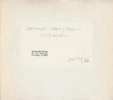 1983 Jankovszky György(1946-): New York, feliratozva, aláírt, pecséttel jelzett, kartonra kasírozva,...