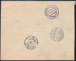 1927 Túlsúlyos expressz céges levél 1,12P bérmentesítéssel Bécsbe / Overweight express business cove...