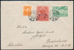 1939 Levél 3 bélyeggel bérmentesítve Pozsonyba / Cover to Bratislava