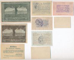 Ausztria 1919-1920. 10-50h (9xklf) utalvány és szükségpénz, közte Waidhofen an der Thaya és Sharten ...