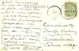 Üdvözlet Bánffyhunyadról. Mocsáry Kálmán kiadása / Transylvanian folklore from Huedin (EK)