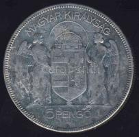 1930. 5P Ag "Horthy jobbra" T:3