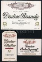 7 db különféle Dreher reklámcédula