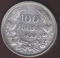Bulgária 1930. 100L Ag T:2