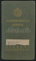 1947 Bp., A Magyar Királyság által kiállított fényképes útlevél / Hungarian passport