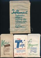 4 db cukorkás reklámzacskó