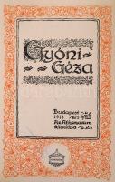 Gyóni Géza: Élet szeretője. Versek 1909-1914. Bp., 1918, Athenaeum. Második kiadás. Átkötött kopotta...